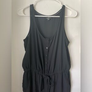 NWOT Loft womens black jumpsuit size medium